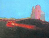 Voir manoir - 5F - huile sur toile